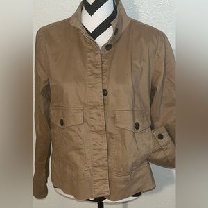 Womens szLg Utility Swing jacket